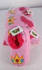Lot 10 Nintendo Super Mario Peach Slipper Socks One Size New
