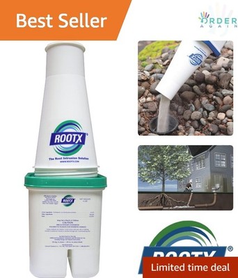 Foaming Root Control Powder JAR with Funnel for Sewer and Septic Systems
