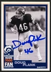 Doug Plank #46 signed autograph auto 1999 Chicago Bears Fan Convention Card