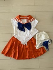 Sailor Moon Sailor Venus Cosplay Costume with Accessories Size M Japan