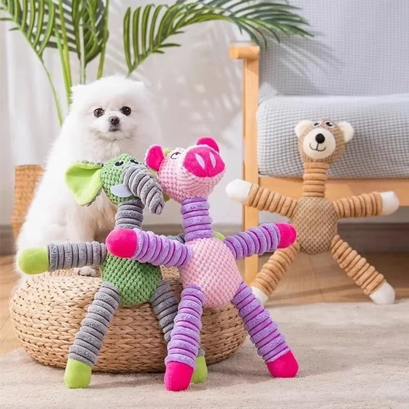 Unzerstörbares Großes Hundespielzeug Mit Geräuschen Training Der Backenzähne Neu - Bild 3 von 4