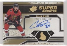 2018-19 SPx Superscripts Colin White #SS-CW Auto kh0