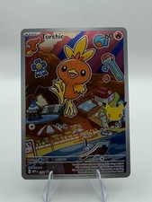 Pokemon TCG Torchic MEP 056 First Partners Series 3 Black Star Full Art Promo