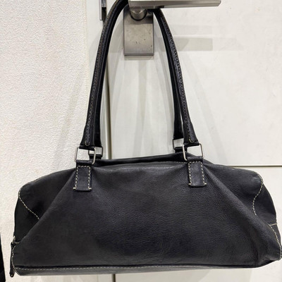 バッグ archive miu miu leather shoulder bag VINTAGE MIU MIU archive Black Leather Shoulder bag Used