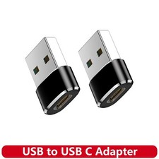 USB Type C Adapter Fast Charging USB Male to USB C Female Converter iPhone