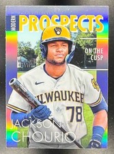 Jackson Chourio 2023 Bowman Baseball #MP-12 Modern Prospects Refractor Brewers