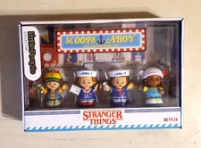 Little People Collector Stranger Things 4pc Toy Set - Dustin Steve Robin Erica