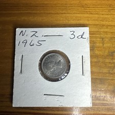 New Zealand 3d Three Pence 1965 (Elizabeth II) Coin