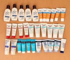 Lot of 32 Skincare Products Aveeno Neutrogena Aquaphor Eucerin Travel Size