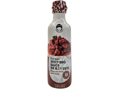 AJUMMA REPUBLIC Koreanische SCHARFE BBQ Sauce 250ml | Korean SPICY BBQ Sauce