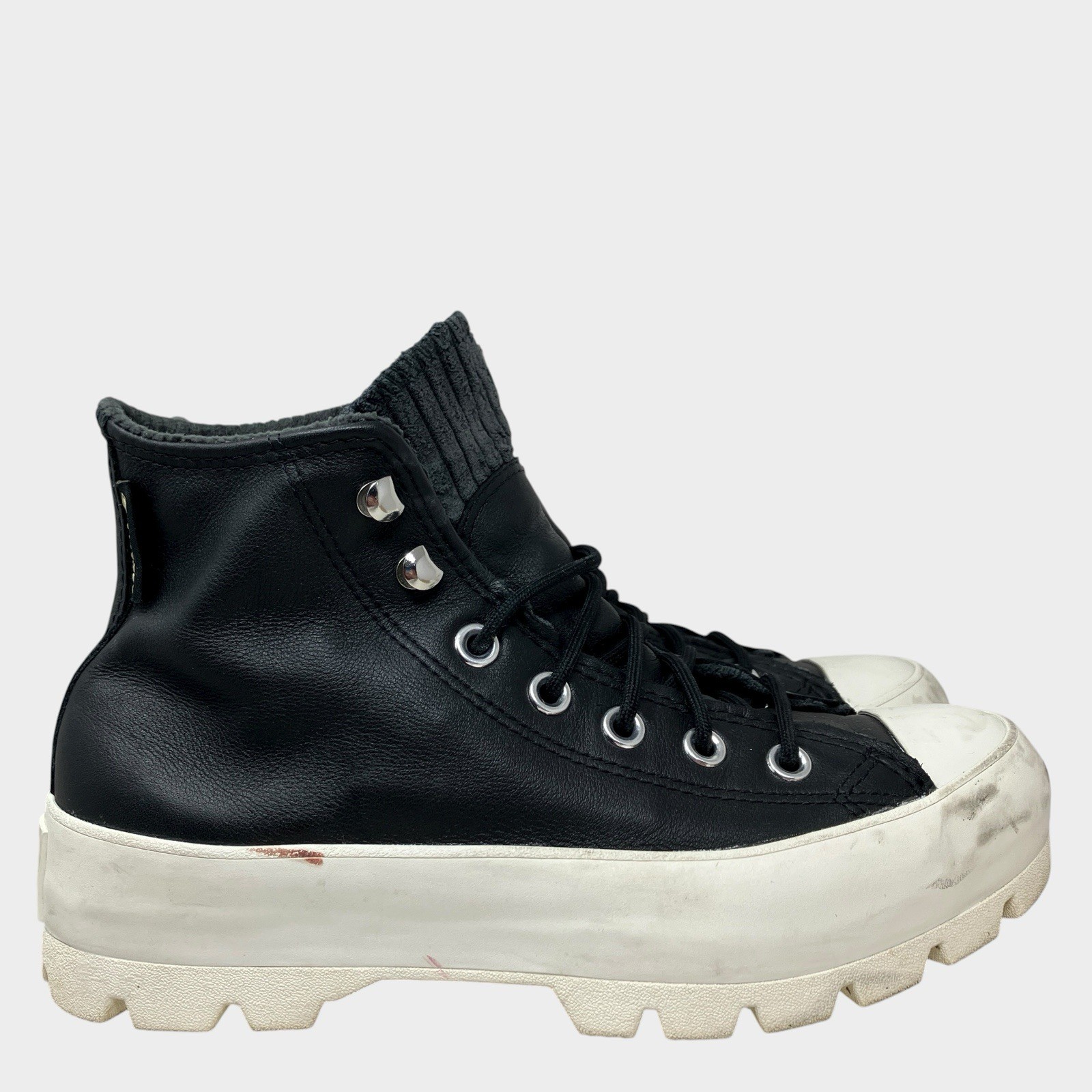 Converse CTAS Lugged Gore-Tex Womens 7.5 Black Leather Boots All Weather 565006C thumbnail 3