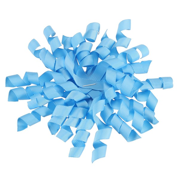 "4\" Grosgrain LockenbäNder Zum Geschenkverpacken, 6 StüCk Selbstklebende Tiefblau"-image