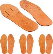Genuine Leather Shoe Insoles, Absorbent Ultra Thin Pigskin Leather Insoles Break