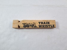 Vintage Wooden Train Whistle