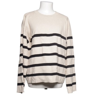 Zeeman, Strickpullover, Größe: 42, Beige/Schwarz, Baumwolle/Polyamid #SX8