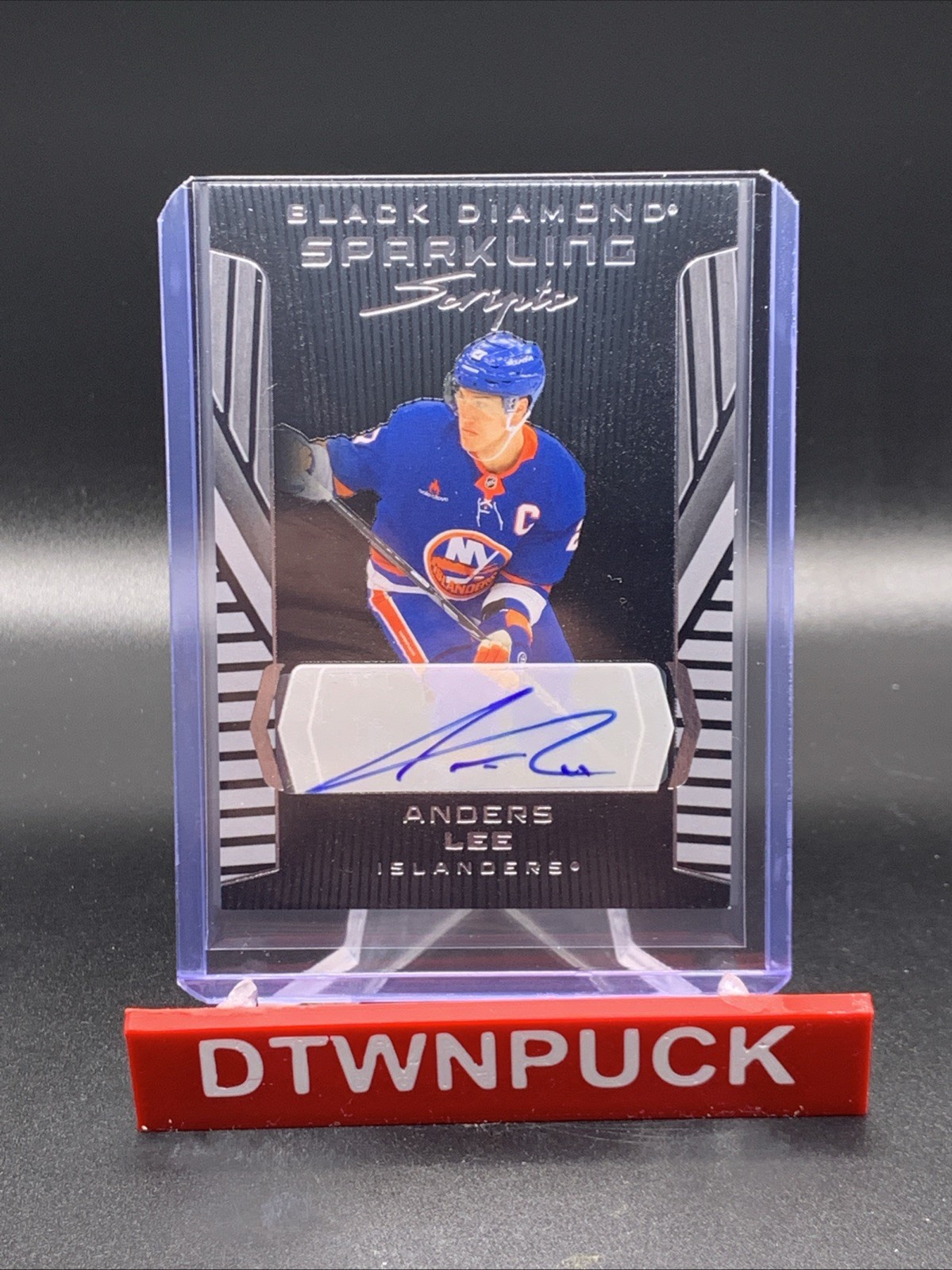 ANDERS LEE 2025-26 BLACK DIAMOND SPARKLING SCRIPTS AUTO #SS-AL