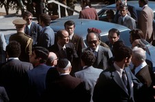 Egyptian president Anwar al Sadat meeting some personalities Jerus- Old Photo