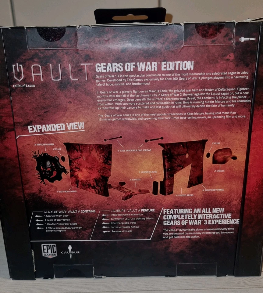 Gears of War Bodikt für Xbox 360 OVP mit Anleitung Top Zustand - Bild 3 von 4