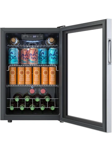 EdgeStar BWC91SS Stainless Steel 17"W 80 Can Capacity Beverage Cooler - Picture 4 of 12