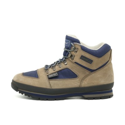 L.L. Bean Herren Knife Edge Stiefel Beige, Blau Knöchelhoch Wanderschuhe EU 49