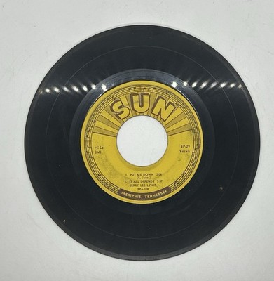 Jerry Lee Lewis Put Me Down 45 Record 
