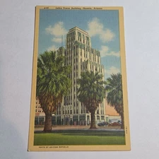 Vintage Postcard Luhrs Tower Building Phoenix Arizona