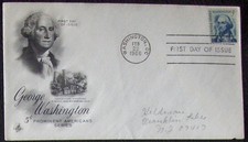 USA FDC SC #1283 GEORGE WASHINGTON 1966 Art Craft.