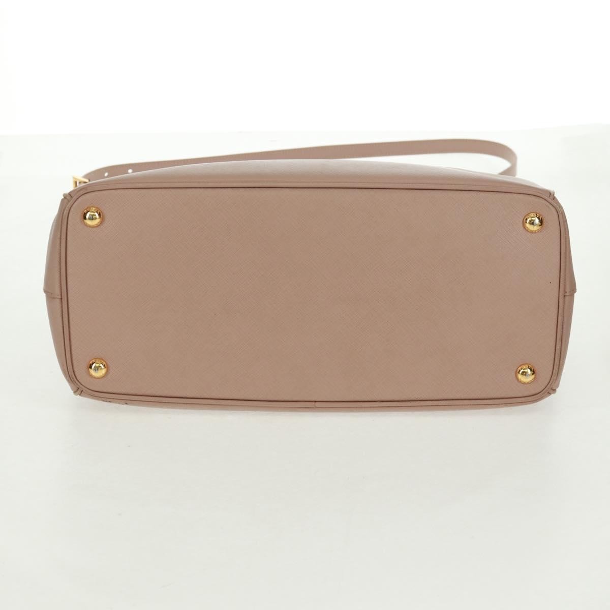 Prada Double Zip Lux Tote Saffiano Leather Pink Leather Tote Bag Bag Authentic thumbnail 16