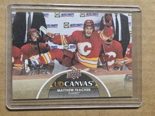 2021-22 Upper Deck Series 2 - Ud Canvas Matthew Tkachuk #C133 Calgary Flames