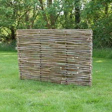 Hazel Hurdle Fence Capped Panels