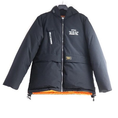 WTAPS HELLY HANSEN Down Jacket Black 162GDHHD JKM01 M Men's Used Excellent condi