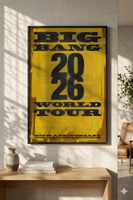 BIGBANG 20th Anniversary World Tour 2026 Poster K-Pop | eBay