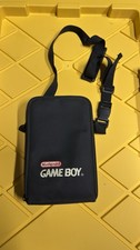 Original Nintendo Game Boy Travel Carrying Case W/ Tray Shoulder Bag And Adapter