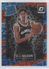 2017 Panini Donruss Optic Rated Rookie Fast Break Red Prizm /85 DJ Wilson 04dh