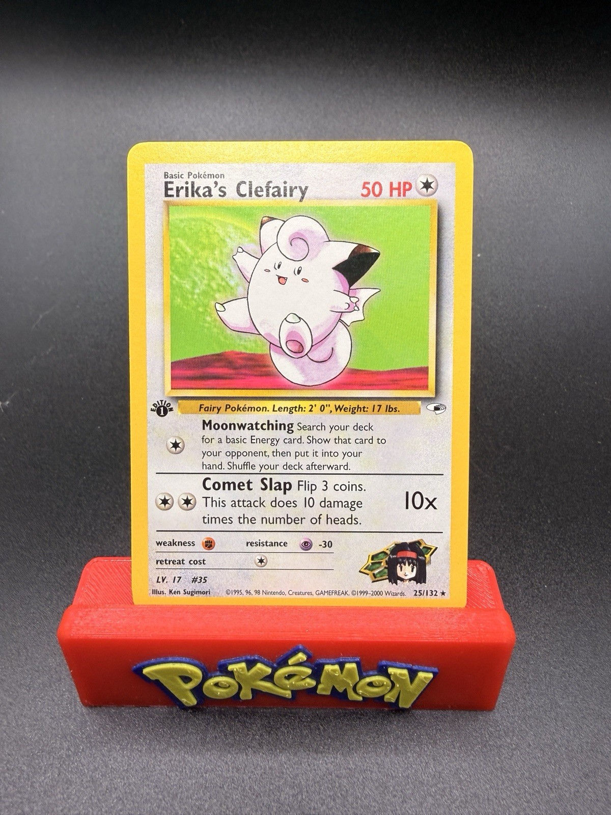 Erika's Clefairy - 1st Edition - 25/132 Gym Heroes- WOTC - Pokemon TCG NM