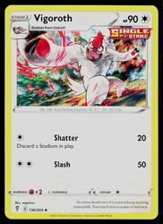 Vigoroth 130/203 Evolving Skies Uncommon Pokemon Card
