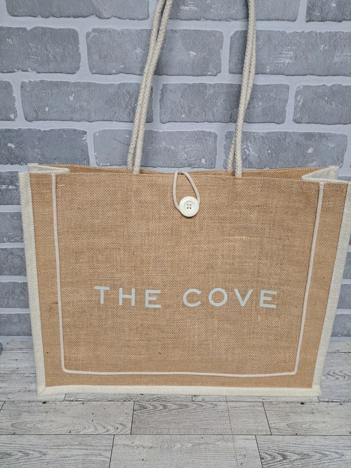 Bolso de Mano Playa THE COVE Souvenier Tejido Yute 20" x 14" Foto 2 de 4