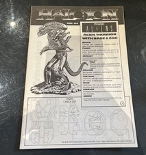 Halcyon Alien Xenomorph Warrior Figure instructions 