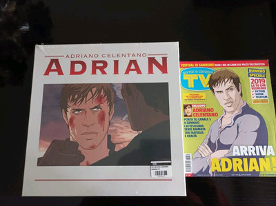  Adriano Celentano - CLAN BOX 3LP Adrian 2019 VERSIEGELT + LÄCHELNAUSSCHNITT