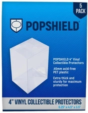 Popshield 4 Collectible Protectors - 5 Pack - Clear [New Toy]