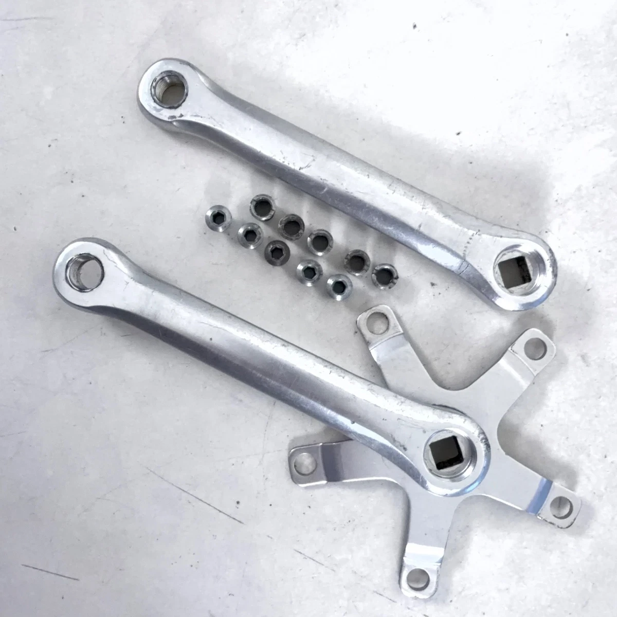 Pédalier STRONGLIGHT 104 - 52/42 crankset old bike vintage