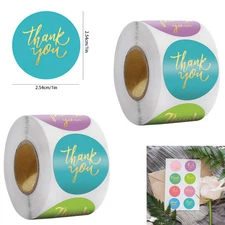 1000Pcs Thank You Sticker Self Adhesive Label for Small Business Packaging Seal