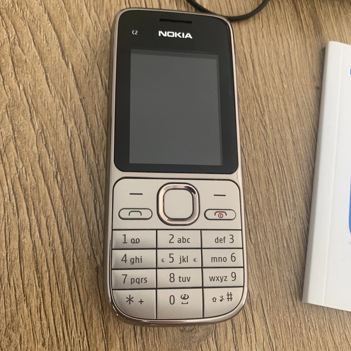 Nokia  C2-01 -W Silver wie NEU!