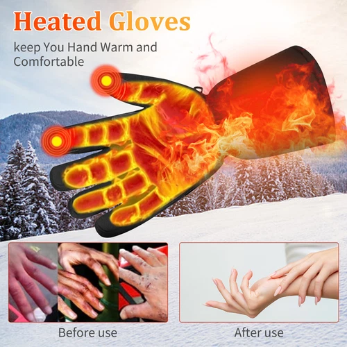 Sondors Metacycle Electric Motorcycle Battery Winter Electric Heated Gloves Rechargeable Battery Hand Warm Windproof Thermal