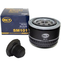 ÖLfilter SM101 + ÖLablassschraube FüR Opel Omega Caravan Senator Monza