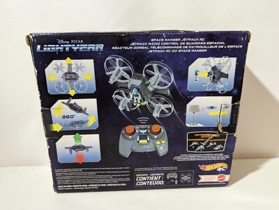 NIB Disney Pixar Buzz Lightyear Hot Wheels Space Ranger Jetpack RC Drone