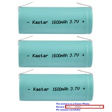 Kastar Lithium-ion Battery 3.7V 1600mAh for LC18500, Panasonic CGR18500