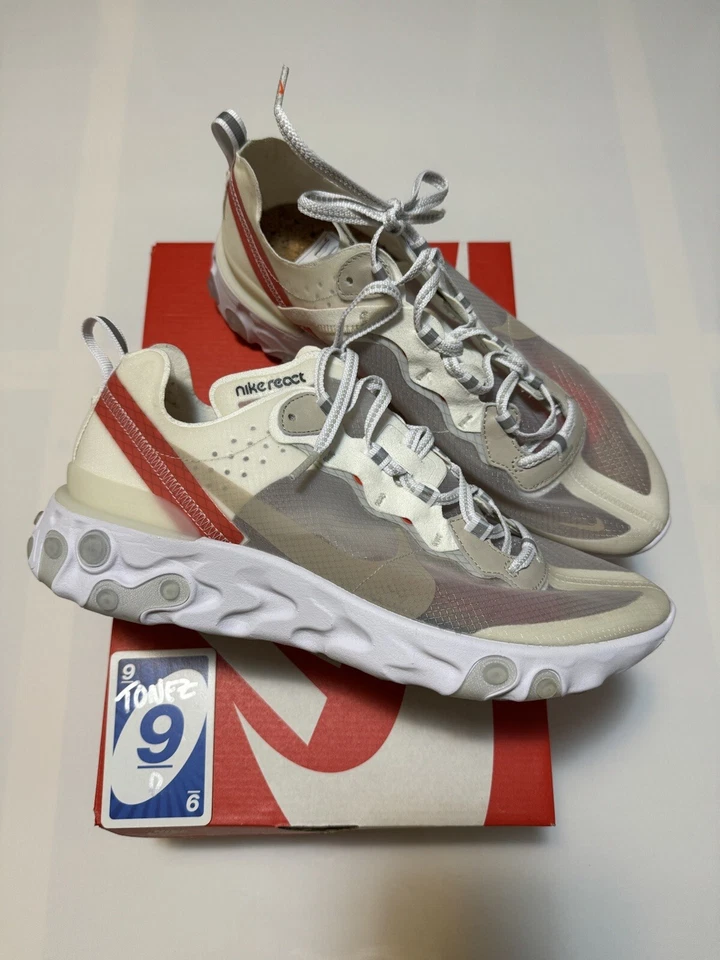 Nike React Element 87 Light Bone 2018 - Size 10US - Image 3 of 4