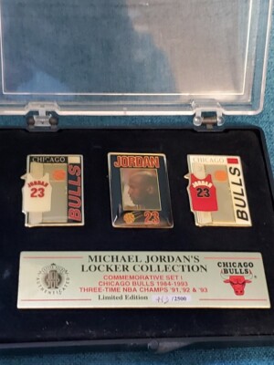 UPPER DECK製 マイケル ジョーダン ジャージーコレクション ピンバッヂ 🌟Michael Jordan Upper Deck Baseball Collection Pins Limited