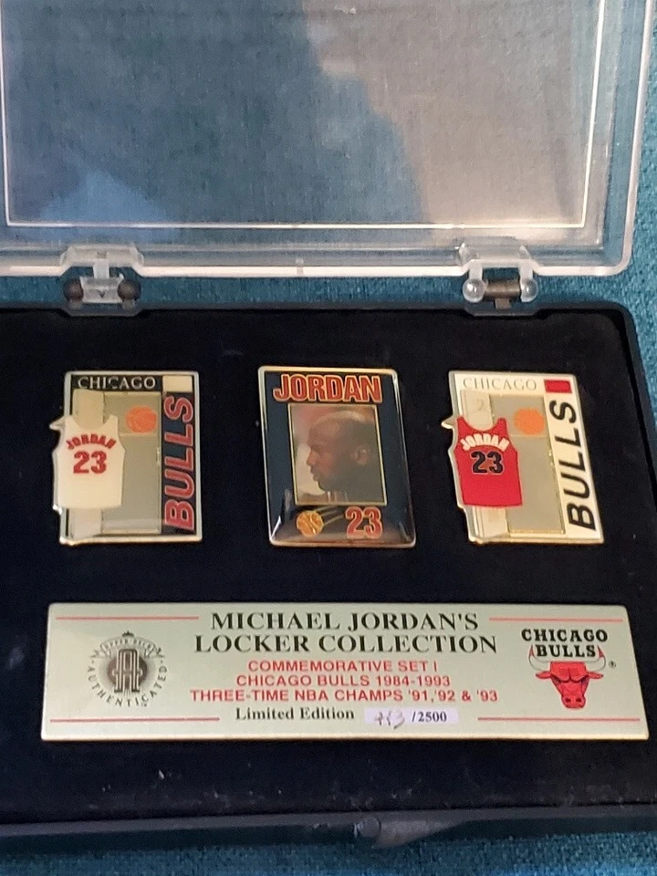 Juego de 1 Pin Conmemorativo Colección Armario Michael Jordan Foto 2 de 4